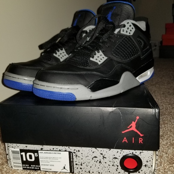 jordan retro 4 motorsport black